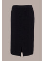 Černá vlněná sukně Piero Moretti