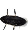 Barebag Luxusní kabelka černá S7 krokodýl GROSSO