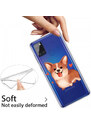 Pouzdro MFashion Samsung Galaxy A21s - průhledné - pejsek