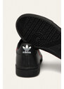 Kožené sneakers boty adidas Originals černá barva