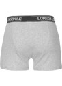 Lonsdale 2 Pack Boxers Mens Grey