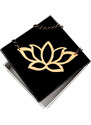 AMADEA Dřevěný přívěsek na krk lotosový květ, 8x4 cm