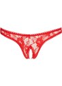 Tanga s otevřeným rozkrokem Cottelli Lingerie