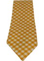 Klukovna Žlutobílá károvaná kravata