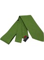 Klukovna Zelená kravata s bílými puntíky