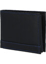 Moderní koženková peněženka Bellugio modern, černo modrá