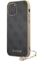 Guess 4G Charms pro iPhone 12 Pro MAX GUHCP12LGF4GGR šedá