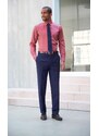 Pánské Tailored fit elegantní kalhoty Avalino Brook Taverner - Nezakončené 91 cm