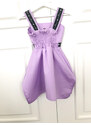 Dětské šaty LOGO violet