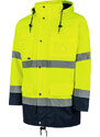 DYKENO Gowaro 2v1 reflexní zimní pracovní bunda žluto modrá