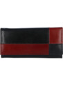 Dámská kožená peněženka černo červená - Tomas Farbe černá