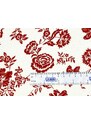 Mirtex Plátno HANA 120 Chlupkal (213012-1-5 Růže hnědá)-141cm / METRÁŽ NA MÍRU