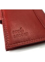 Kožená peněženka na karty Bellugio cards,červená