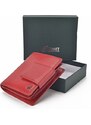 Dámská kožená peněženka Cosset červená 4404 Komodo CV