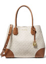 Michael Kors Mercer Gallery Medium Logo Satchel Vanilla acorn