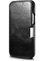 Knížkové pouzdro pro iPhone 12 / 12 Pro - iCarer, Vintage Black