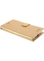 Knížkové pouzdro na iPhone 12 Pro MAX - Mercury, Bluemoon Diary Gold