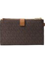 Michael Kors Jet Set Travel Double Zip Brown