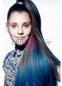 Clipinhair Clip in vlasy - pramínek – REMY 100% lidské vlasy – modrá