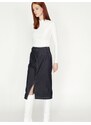 Koton Women's Belt Detailed Skirt