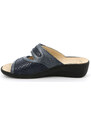 Dámské halluxové pantofle ESTA CE0701 modré Grunland
