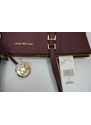 Michael Kors Charlotte Large Saffiano Leather Top-Zip Tote Bag Merlot