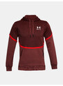 Under Armour Mikina UA Rival Fleece AMP HD-RED - Pánské