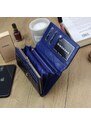 Barebag Gregorio Kožená modrá dámská peněženka dárkové krabičce