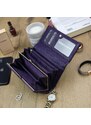 Barebag Gregorio Kožená fialová dámská peněženka dárkové krabičce