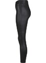 URBAN CLASSICS Ladies Imitation Leather Leggings - black