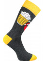 DEPATE barevné veselé ponožky Lonka - PIVO - 1pár EXTRA