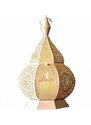 Nefertitis Svícen kovový orientální Čarovná lucerna na velké svíčky - cca 29 x 39 cm