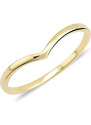 Lillian Vassago Minimalistický zlatý prsten LLV11-GR009