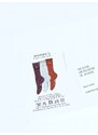 Calvin Klein Calvin Klein Crew Contrast stylové vysoké ponožky s nápisem 3 páry - UNI / Vícebarevná / Calvin Klein
