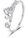P&J Jewellery Stříbrný prsten Love SRUNI23