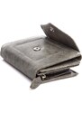 Money Maker Kvalitní dámská kožená peněženka 528B šedá