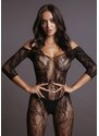 Erotické bodystocking s dlouhým rukávem Le Désir