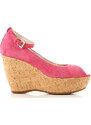 Růžové kožené sandály - HOGAN