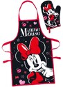 EUROSWAN Dámská zástěra s chňapkou Minnie Mouse - Disney
