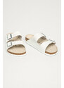 Semišové pantofle Birkenstock Arizona 51131-White