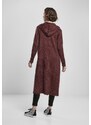 UC Ladies Dámský svetr s kapucí z měkkého peříčka - vínový