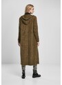 UC Ladies Dámský svetr s kapucí z měkkého peříčka - olivový