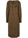 UC Ladies Dámský svetr s kapucí z měkkého peříčka - olivový