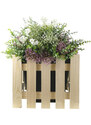 AMADEA Dřevěný obal na květináč, 37x37x30cm, dřevěný květináč