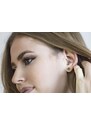 BeWooden Náušnice s dřevěným detailem Lini Earrings Heart