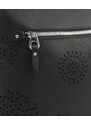 BELLA BELLY Crossbody dámská kabelka v květovaném designu černá 5432-BB