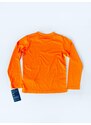Nike Nike Athletic Cut DRI-FIT Orange stylové chlapecké sportovní triko dl. rukáv s motivem - Dítě 4-5 let / Oranžová / Nike / Chlapecké