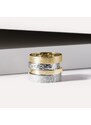 Pánský prsten ve žlutém zlatě KLENOTA Y0434003L30