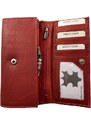 Loranzo Dámská kožená peněženka červená 442A