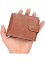 Pánská kožená peněženka Poyem koňaková 5209 Poyem KO